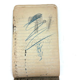 Wilma Powlesland's Memo Pad With Marvelous Drawings by Genleve Baldyga, East Syracuse, NY