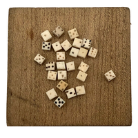 Lot of 28 of the Tiniest Bone Dice I’ve Ever Seen