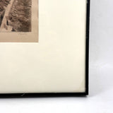 Rainbow Arch,  Antique Landscape Watercolor, Framed as Found