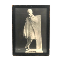 Beautiful Hand-numbered Antique Print of Classical Sculpture