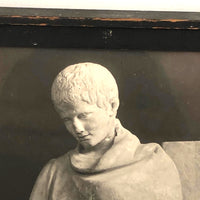 Beautiful Hand-numbered Antique Print of Classical Sculpture