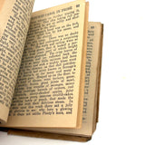 Brown Paper Wrapped Little Leather Library Copy of The Christmas Carol, 1920s