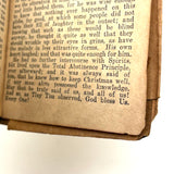 Brown Paper Wrapped Little Leather Library Copy of The Christmas Carol, 1920s