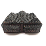 Sculptural Old Chip Carved Tramp Art Box