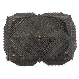 Sculptural Old Chip Carved Tramp Art Box