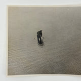 Lone Clam Digger in Knee Deep Water, Existential (And Zen) Feeling Paper Print Photo