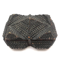 Sculptural Old Chip Carved Tramp Art Box