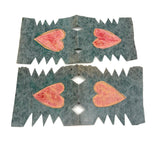 Charming Little Pair of Pennsylvania  Cut Paper Valentines hi