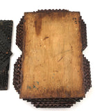 Sculptural Old Chip Carved Tramp Art Box