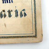 SOLD C. Mid 19th Century German Manuscript Devotional with Fraktur Lettering and Amazing Drawings