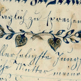 SOLD C. Mid 19th Century German Manuscript Devotional with Fraktur Lettering and Amazing Drawings