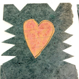 Charming Little Pair of Pennsylvania  Cut Paper Valentines hi