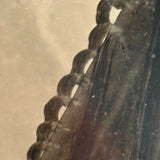 Woman in Black with Painterly Tree, Curious Full Plate Folk Art Tintype
