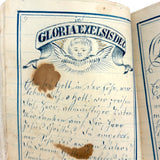 SOLD C. Mid 19th Century German Manuscript Devotional with Fraktur Lettering and Amazing Drawings