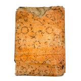 Scarce and Beautiful c. 1830-40s American Block-printed Paper Framed Travel Mirror in Original Paper Sleeve