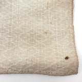 Handwoven and Embroidered Textile by Sarah Sanborn (NH, 1732-1792) with Family Note
