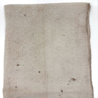 Handwoven and Embroidered Textile by Sarah Sanborn (NH, 1732-1792) with Family Note