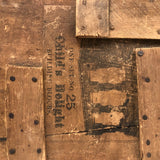 Terrific, Large 19th C. Building Blocks Set with Wonderful Box Lid Repairs