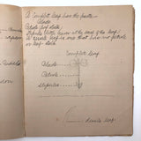 Vivian Lincoln's Grade School Botany Notebook