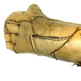 Wild Hand-sewn Leather Piecework Large, Headless Doll Body with Open Arms!