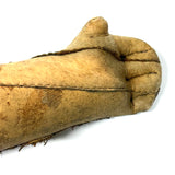 Wild Hand-sewn Leather Piecework Large, Headless Doll Body with Open Arms!