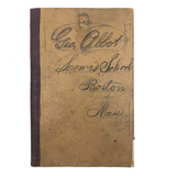 George Abbott's Small 1872 C. Notebook with A Bit of American History and Lots of Calculations