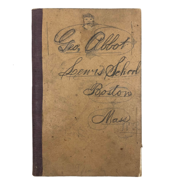 George Abbott's Small 1872 C. Notebook with A Bit of American History and Lots of Calculations