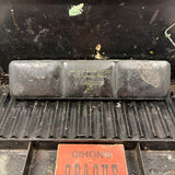 1880s Monogrammed Tin Painter's Box with Palette, Brushes, and Watercolor Tin