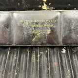 1880s Monogrammed Tin Painter's Box with Palette, Brushes, and Watercolor Tin