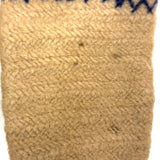 SOLD Very Tender, Densely Knit, Heavy Wool Presumed Antique Swedish Child's Mittens with Embroidery and Fringe