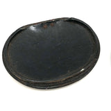 Early 19th C. British Lacquered Papier Mache Snuff Box, View From Below!