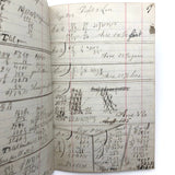 George Abbott's Small 1872 C. Notebook with A Bit of American History and Lots of Calculations