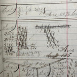 George Abbott's Small 1872 C. Notebook with A Bit of American History and Lots of Calculations