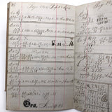 George Abbott's Small 1872 C. Notebook with A Bit of American History and Lots of Calculations