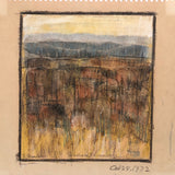 Fall Landscape, William C. Palmer Signed 1972 Mixed Media on Paper