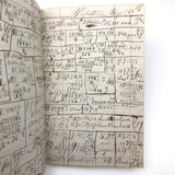George Abbott's Small 1872 C. Notebook with A Bit of American History and Lots of Calculations