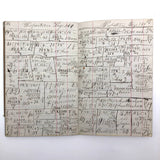 George Abbott's Small 1872 C. Notebook with A Bit of American History and Lots of Calculations