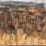 Fall Landscape, William C. Palmer Signed 1972 Mixed Media on Paper
