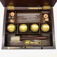 Early 1800s John Moore, Chemist to the King, Double Sided British Apothecary Chest