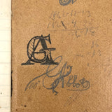 George Abbott's Small 1872 C. Notebook with A Bit of American History and Lots of Calculations