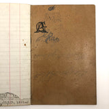 George Abbott's Small 1872 C. Notebook with A Bit of American History and Lots of Calculations