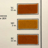 E.I DuPont Chrome Colors for Men's Wear, 90 Color Samples on Pulled Wool, c. 1930s-40s