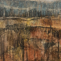 Fall Landscape, William C. Palmer Signed 1972 Mixed Media on Paper