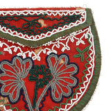 C. 1850s Native American Finely Beaded Wool Pouch, Seneca or Wabanaki