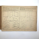 Antique Prang's Model and Object Drawing Lesson's Sketchbook, Largely Completed