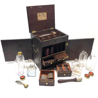 Early 1800s John Moore, Chemist to the King, Double Sided British Apothecary Chest