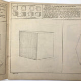Antique Prang's Model and Object Drawing Lesson's Sketchbook, Largely Completed