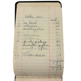 Caroline's 1923-24 Account Book with Excellent Lists of Income and Expenses