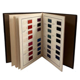 E.I DuPont Chrome Colors for Men's Wear, 90 Color Samples on Pulled Wool, c. 1930s-40s