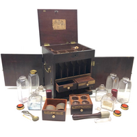 Early 1800s John Moore, Chemist to the King, Double Sided British Apothecary Chest